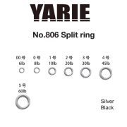 KULCSKARIKA YARIE 806 SPLIT RING BLACK 6lb 00