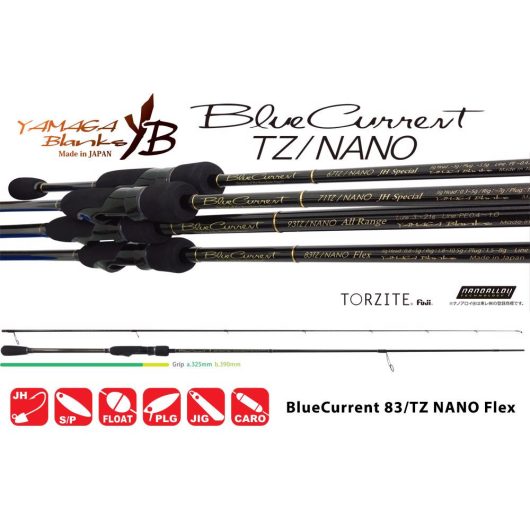 BLUE CURRENT 83TZ NANO FLEX 2.52m 1.5-8gr Fuji Titanum Torzite