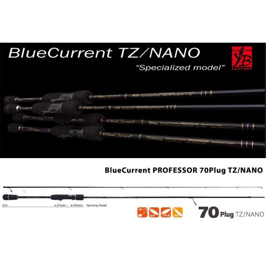 BLUE CURRENT 70PLUG TZ-NANO PROFESSOR 2.14m 7.8gr Fuji Titanum Torzite