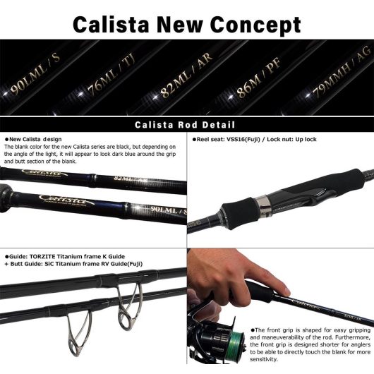 CALISTA 76ML/TJ 2.293m 20gr Fuji Titanium Torzite