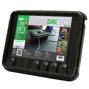 DRIBOX 285 fekete vízálló csatlakozó doboz