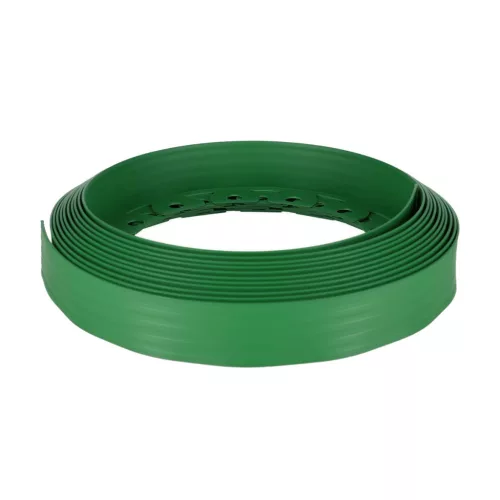 Kerti ágyásszegély szett flex zöld 5 cm x 10 m 20 db leszúrótüskével