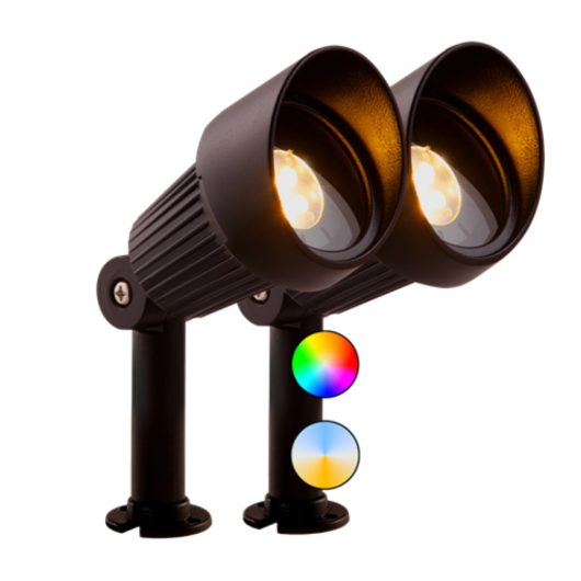 Garden Lights Focus Plus RGB smart spotlámpa szett - állítható színekkel