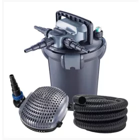   Jebao CBF-4000 9W UVC/XTP 3500 szivattyú szűrő szett 10m tömlővel