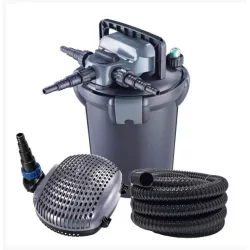   Jebao CBF-8000 11W UVC/XTP-5000 szivattyú szűrő szett 10m tömlővel