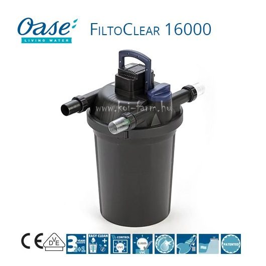 Oase FiltoClear 16000 nyomásszűrő UVC előtisztítóval