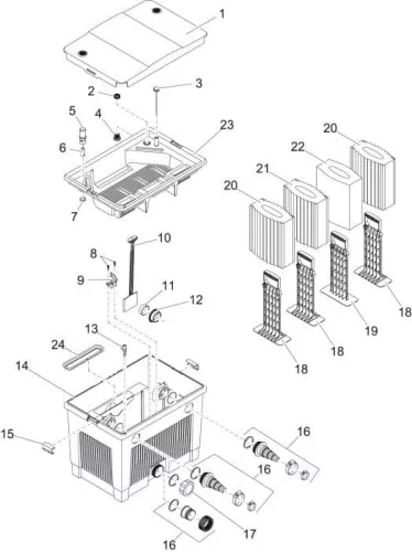 Oase BioSmart Set 18000 tószűrő készlet