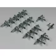 2S fém csap szelep 8mm