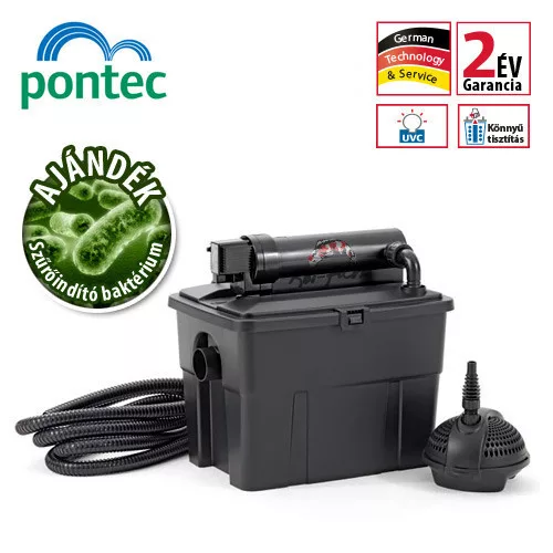 Pontec MultiClear Set 5000 szűrőkészlet + Indító baktérium