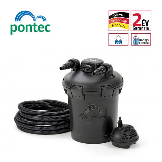 Pontec PondoPress 10000 Set UVC nyomásszűrő készlet