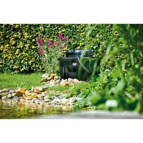 Pontec MultiClear 20000 tószűrő szett - 18 W UVC lámpa - pondomax eco 5000 szűrőtápláló szivattyúval + szűrőindító baktériummal