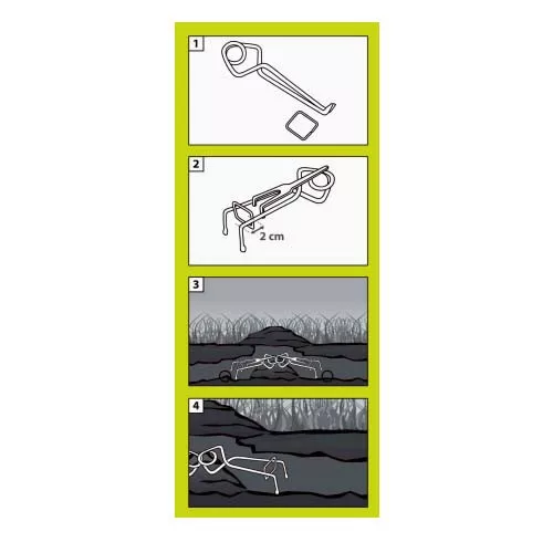 NORT MOLE TRAP (2) 0,15 ME x4 (5041101)