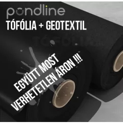 PondLine lágy PVC tófólia 1,5 mm + Geotextil ár/m2