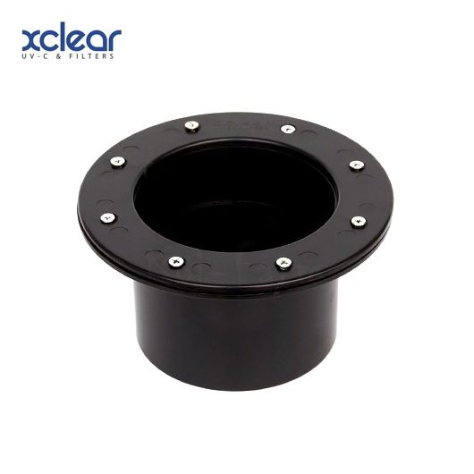 Xclear fólia és tartály egyenes csatlakozó PVC csövekhez 110 mm