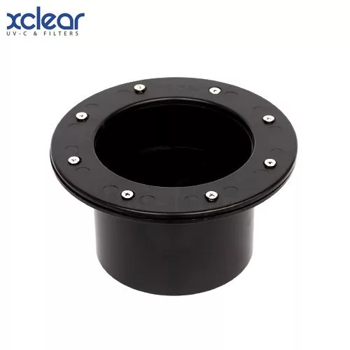Xclear fólia és tartály egyenes csatlakozó PVC csövekhez 110 mm