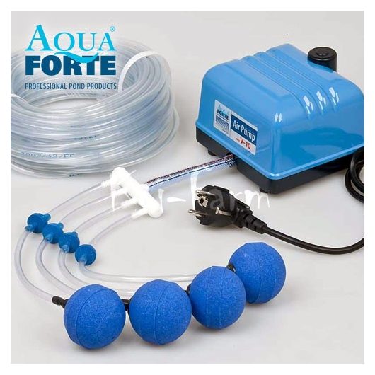 AquaForte Air pump set V-10 tólevegőztető készlet