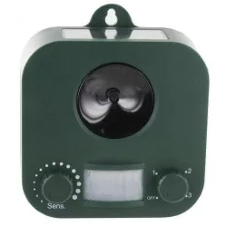   Garden Protector Solar Ultrahangos napelemes riasztó nyest, kutya, róka, macska ellen 75 m2