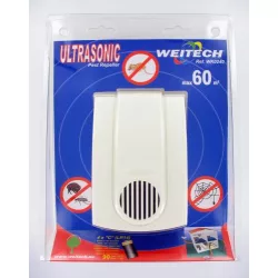   Ultrasonic Ultrahangos riasztó rágcsálók és mászó rovarok ellen 60 m2