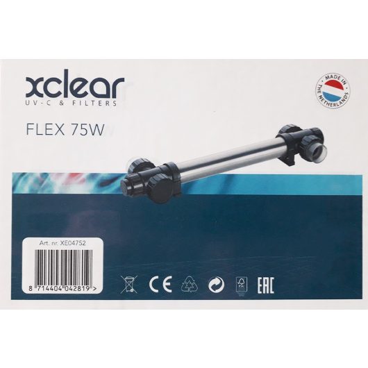 Xclear Flex UV-C T5 75 watt lámpa rozsdamentes acél burkolattal