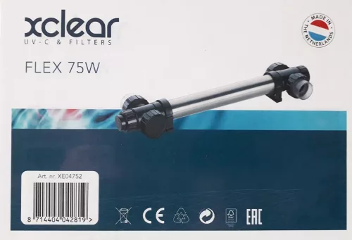 Xclear Flex UV-C T5 75 watt lámpa rozsdamentes acél burkolattal