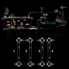 Xclear Flex UV-C T5 75 watt lámpa rozsdamentes acél burkolattal