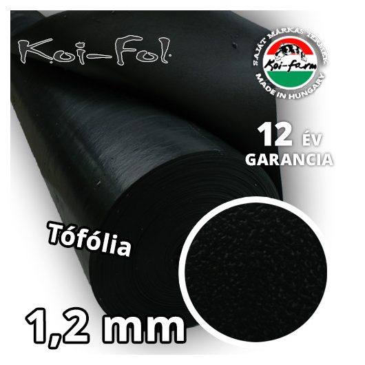 Koi-Fol Lágy PVC Tófólia 1,2 mm ár /m2