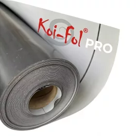   Koi-Fol Pro PVC-P 1,5 mm Tófólia / Mélyépítő fólia szürke ár/m2 teljes tekercs