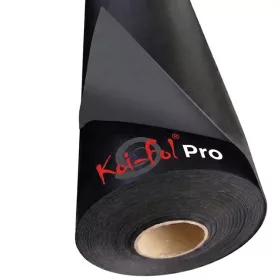   Koi-Fol Pro PVC-P 1,5 mm Tófólia / Mélyépítő fólia sötét szürke ár/m2 teljes tekercs