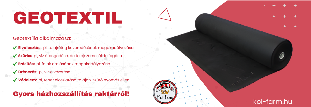 Geotextíl széles választékban